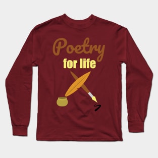 April - Poetry Month Long Sleeve T-Shirt